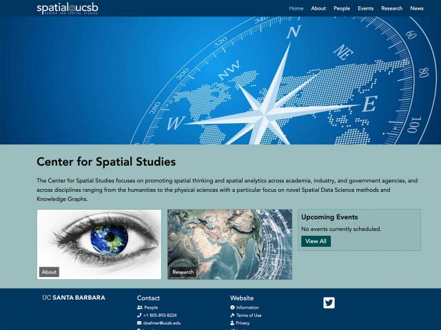 Center for Spatial Studies Website
